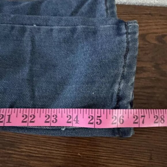 Silver Jeans Co. Youth Sz 12 Flannel Lined Nathan Skinny Fit Drawstring Waist - Picture 4 of 9